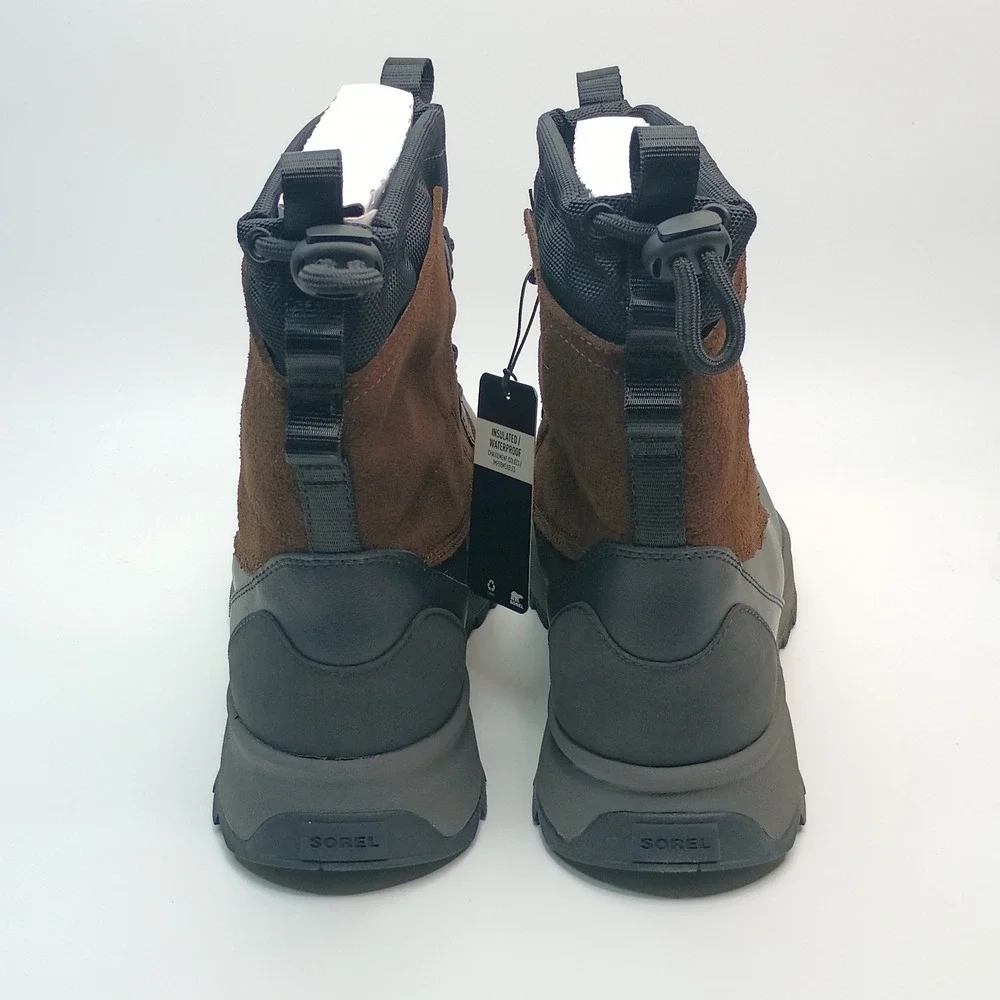 Sorel Cheyanne Metro II Sneak Boot Men Size 12 Brown Waterproof NM5170-256‎